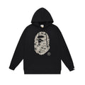 BAPE White Camo APE Head Pullover Hoodie