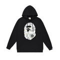 BAPE White Camo APE Head Pullover Hoodie