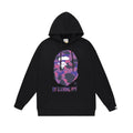 BAPE Purple Camo APE Head Pullover Hoodie