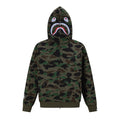 BAPE Shark Full Zip Camo Hoodie (Dark Green Camo)